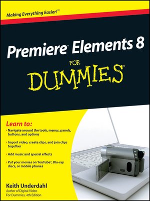 cover image of Premiere Elements 8 For Dummies